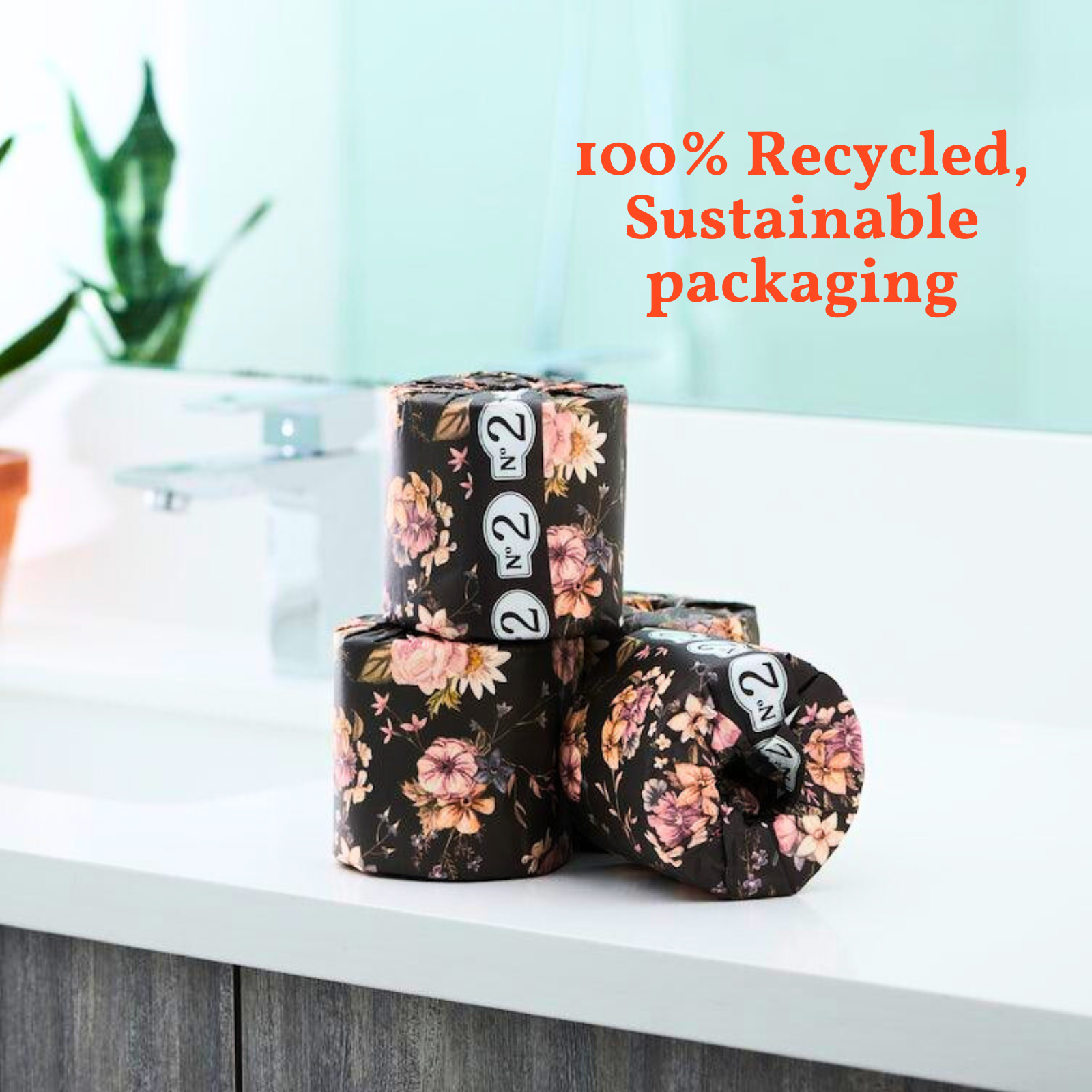 No.2 Toilet Paper Strong and Stylish 100 Bamboo Toilet Paper by
