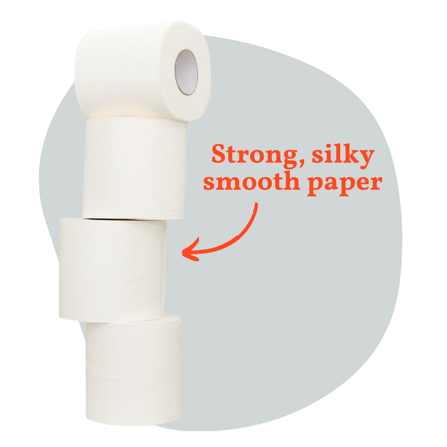 No.2 Toilet Paper  Strong and Stylish 100% Bamboo Toilet Paper by